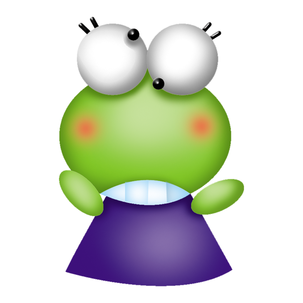 frog cute character free download transparent image illustration clipart pet wildlife png