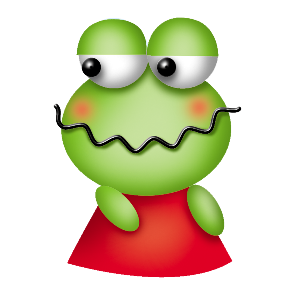 frog cute character free download transparent image illustration clipart pet wildlife png