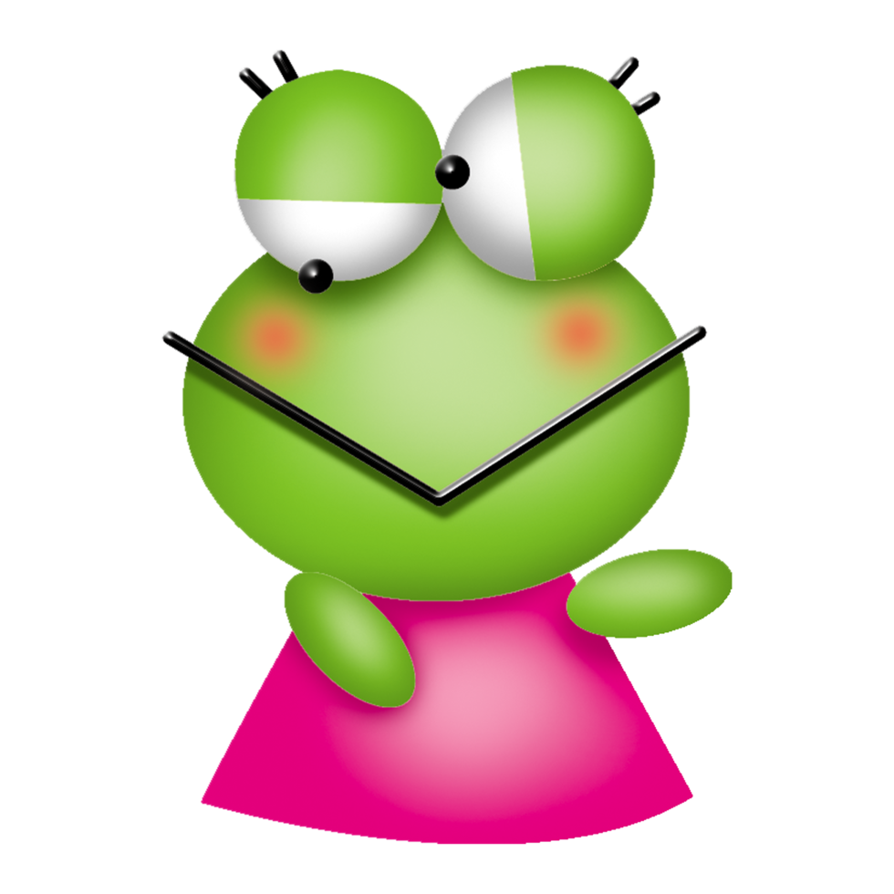 frog cute character free download transparent image illustration ...
