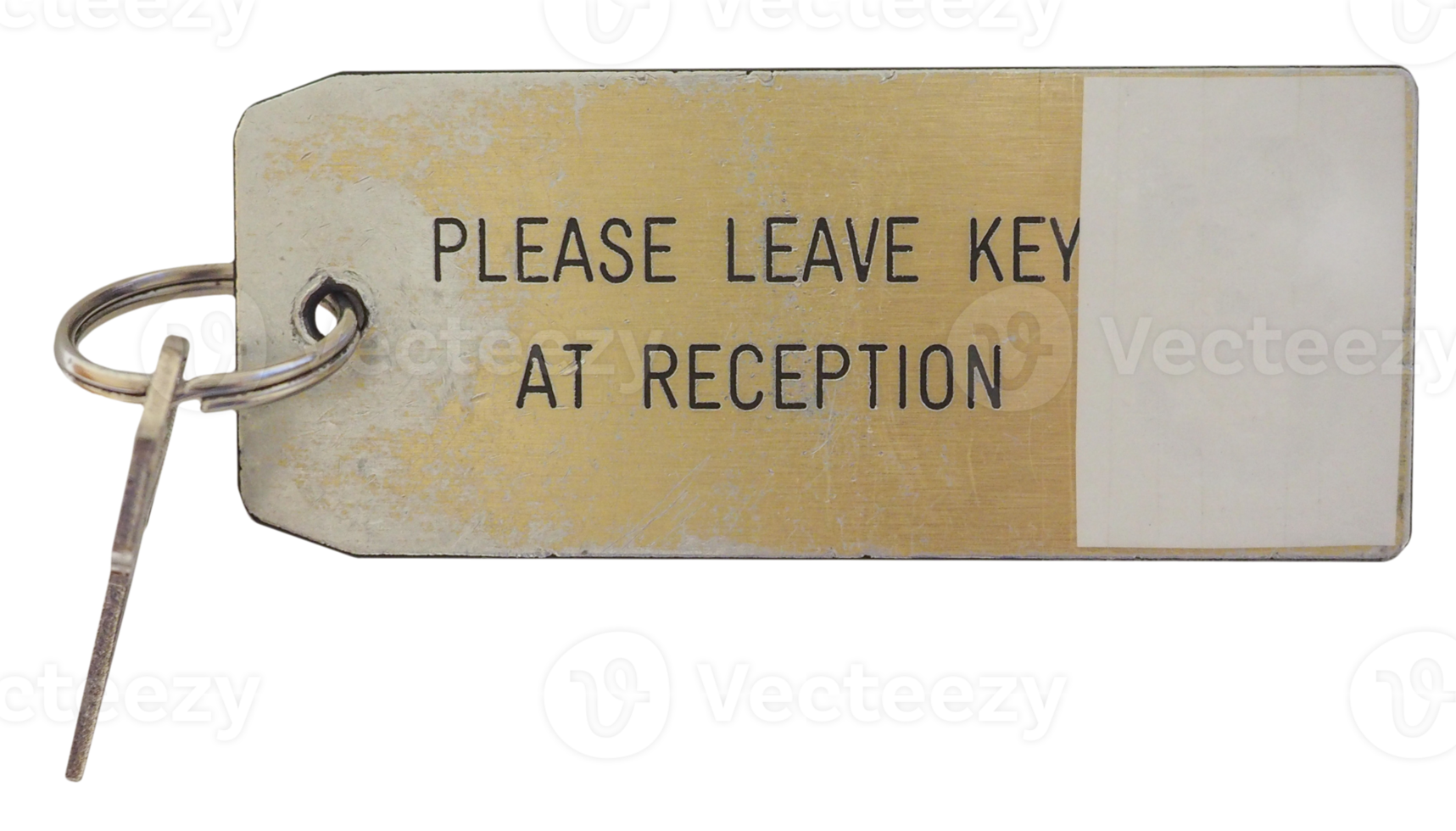 please leave key at reception keyring transparent PNG