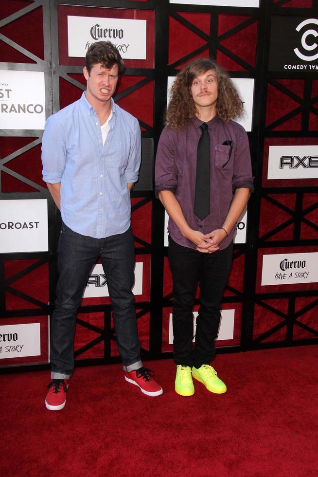 LOS ANGELES, AUG 25 -  Anders Holm, Blake Anderson at the Comedy Central Roast Of James Franco at the Culver Studios on August 25, 2013 in Culver City, CA photo