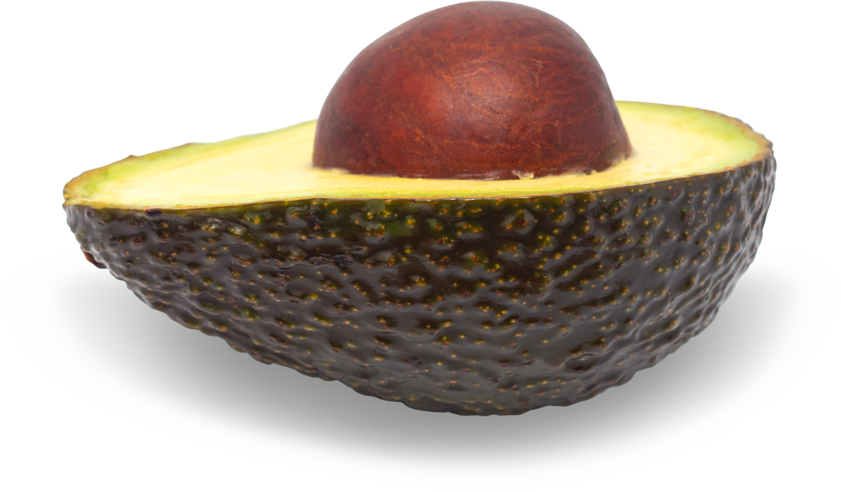 avocado su sfondo trasparente isolato. oggetto di frutta png