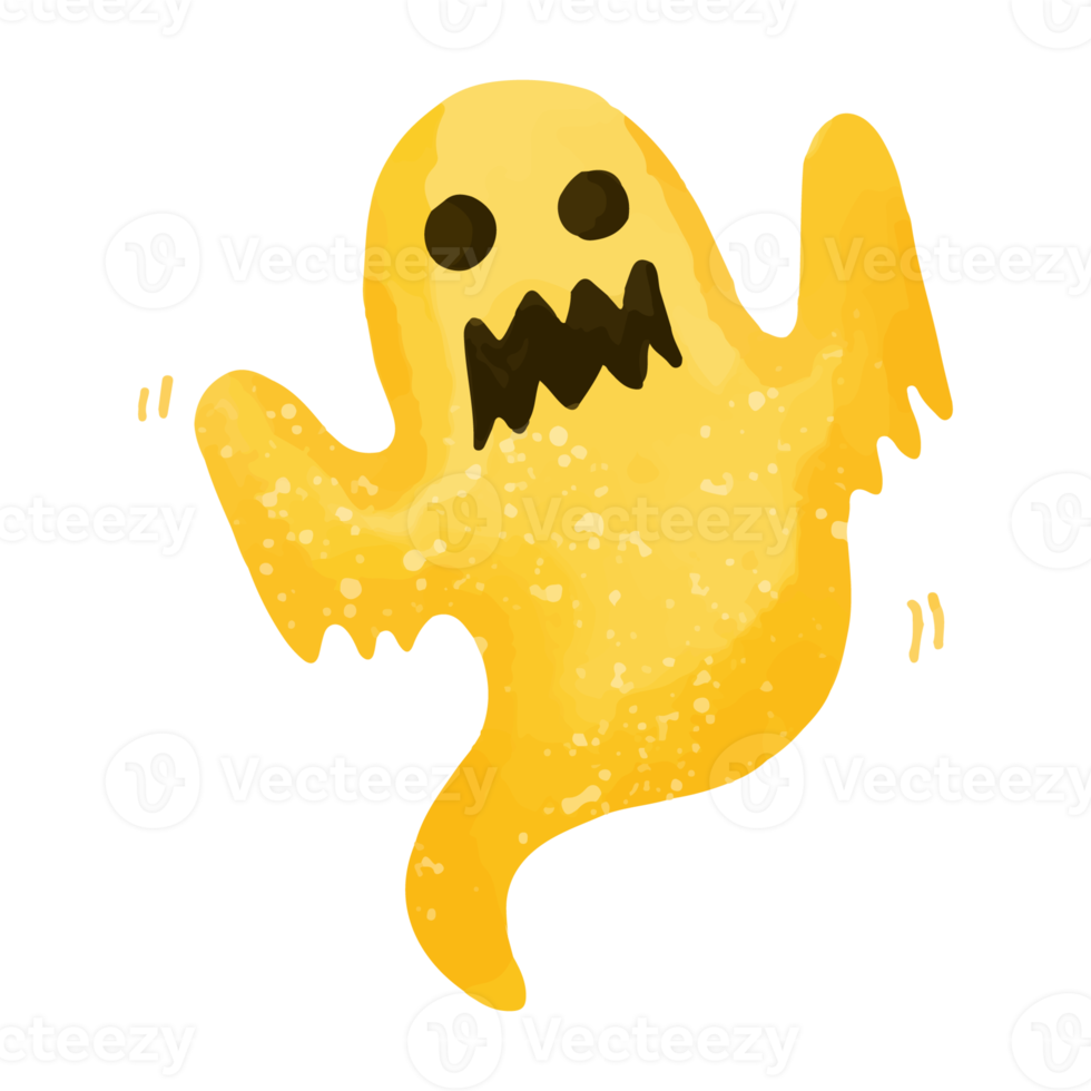 clipart dell'acquerello del fantasma di halloween, halloween dipinto a mano png