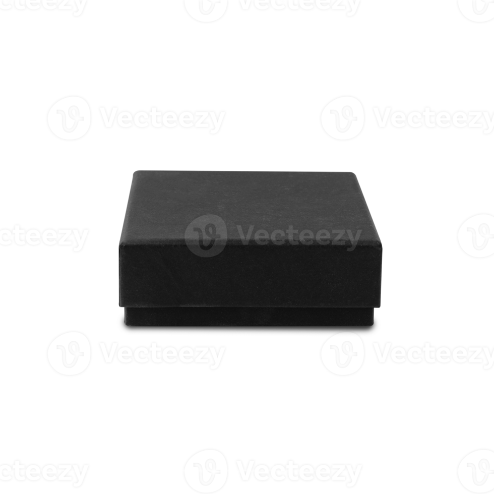 Black box mockup cutout, Png file