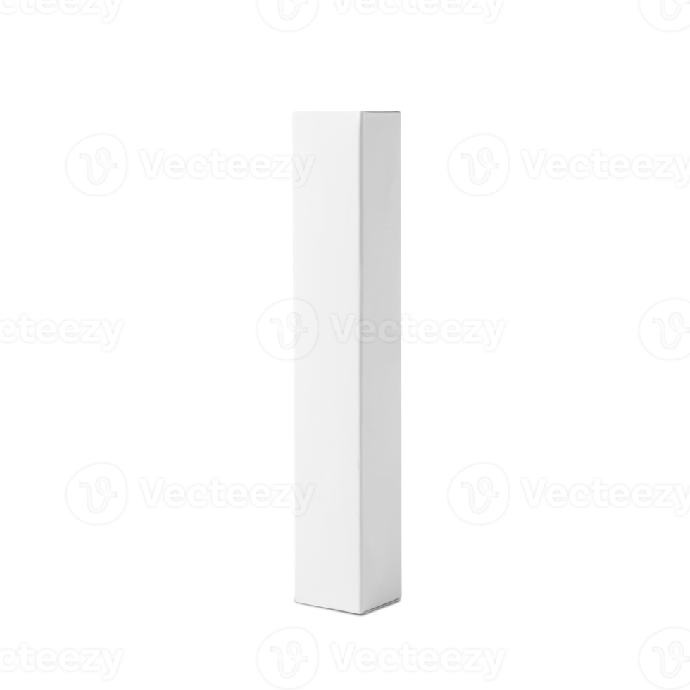 Cream tube box mockup cutout, Png file