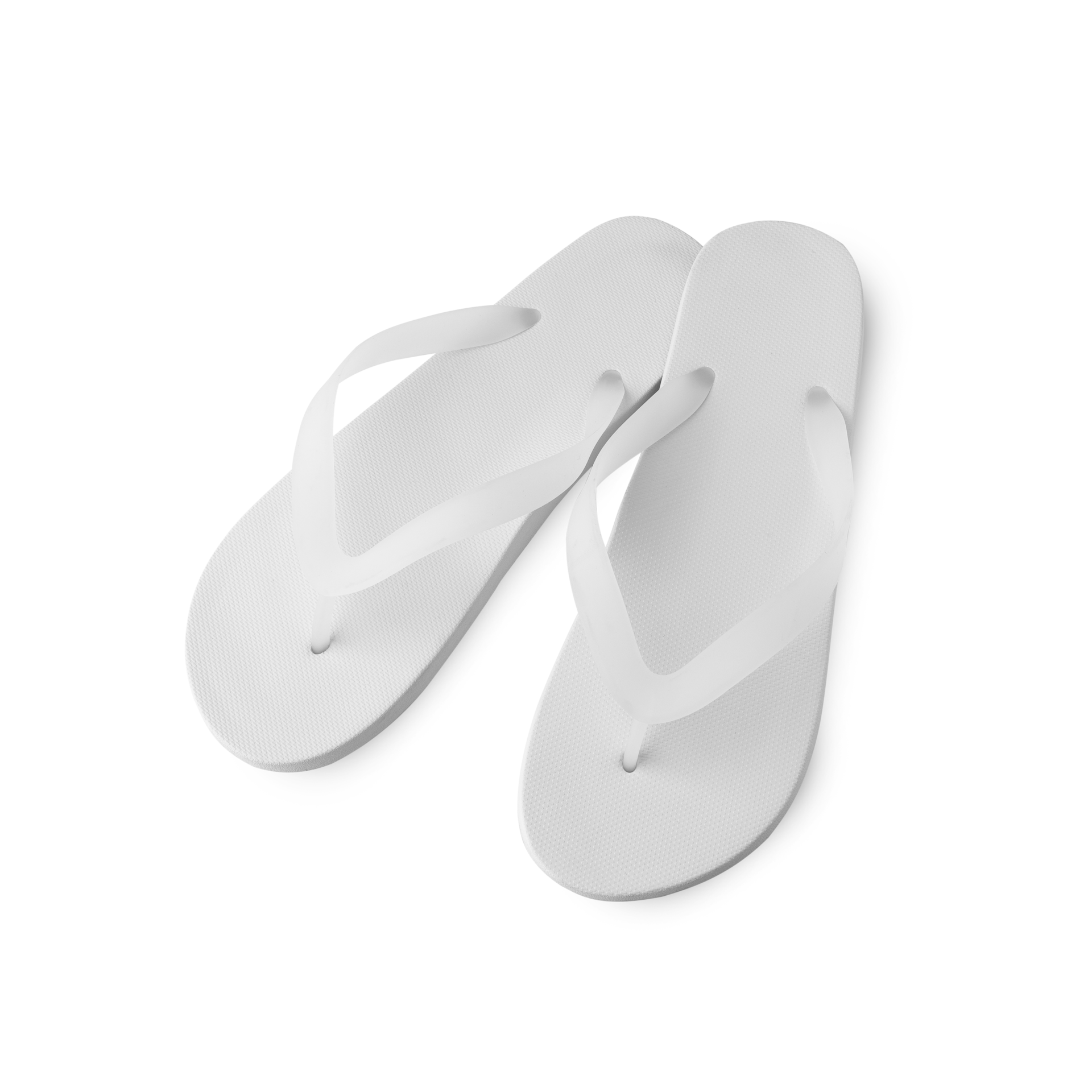 White flip flop sandals mockup cutout, Png file 8849083 PNG