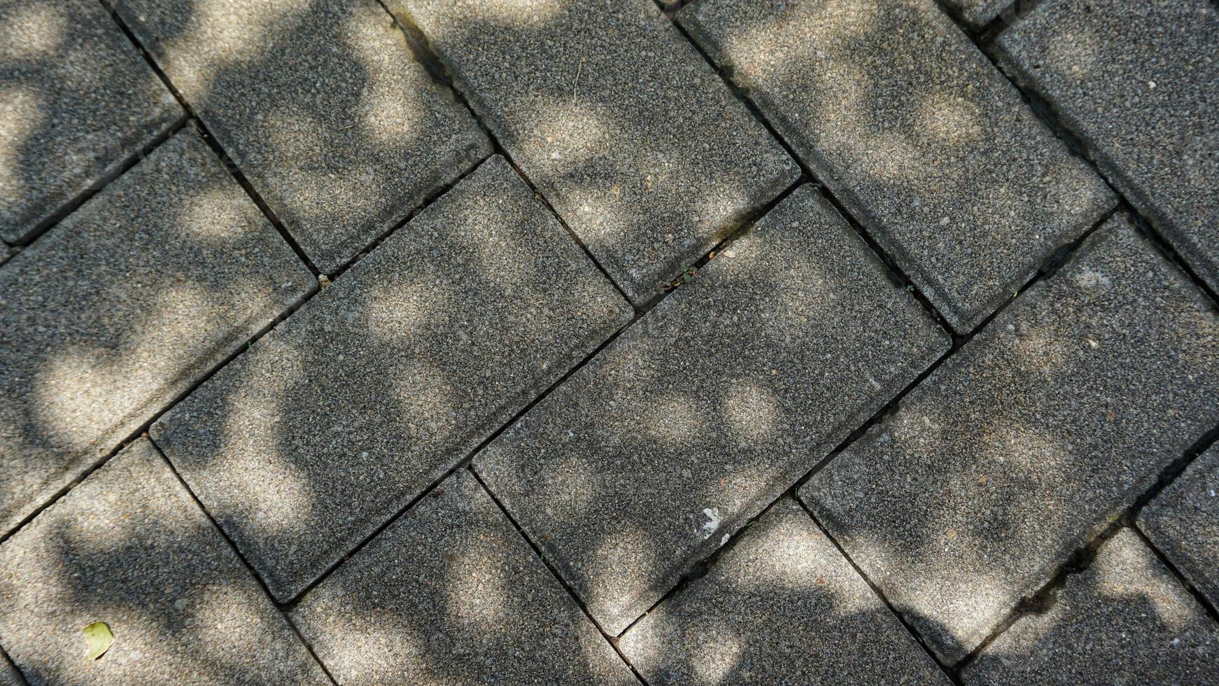 Cement block pathway or paving blocks photo