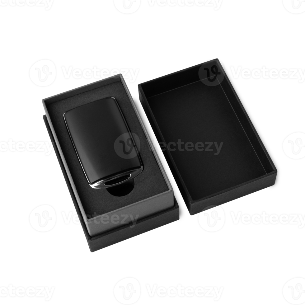 Car key box mockup cutout, Png file