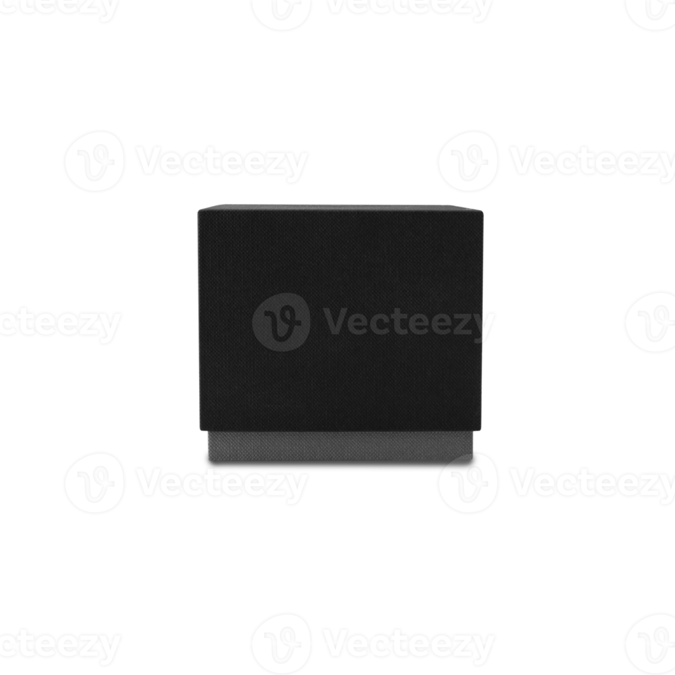 Jewelry box mockup cutout, Png file