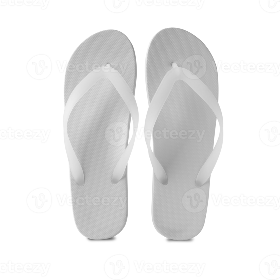 vita flip flop sandaler mockup cutout, png-fil png