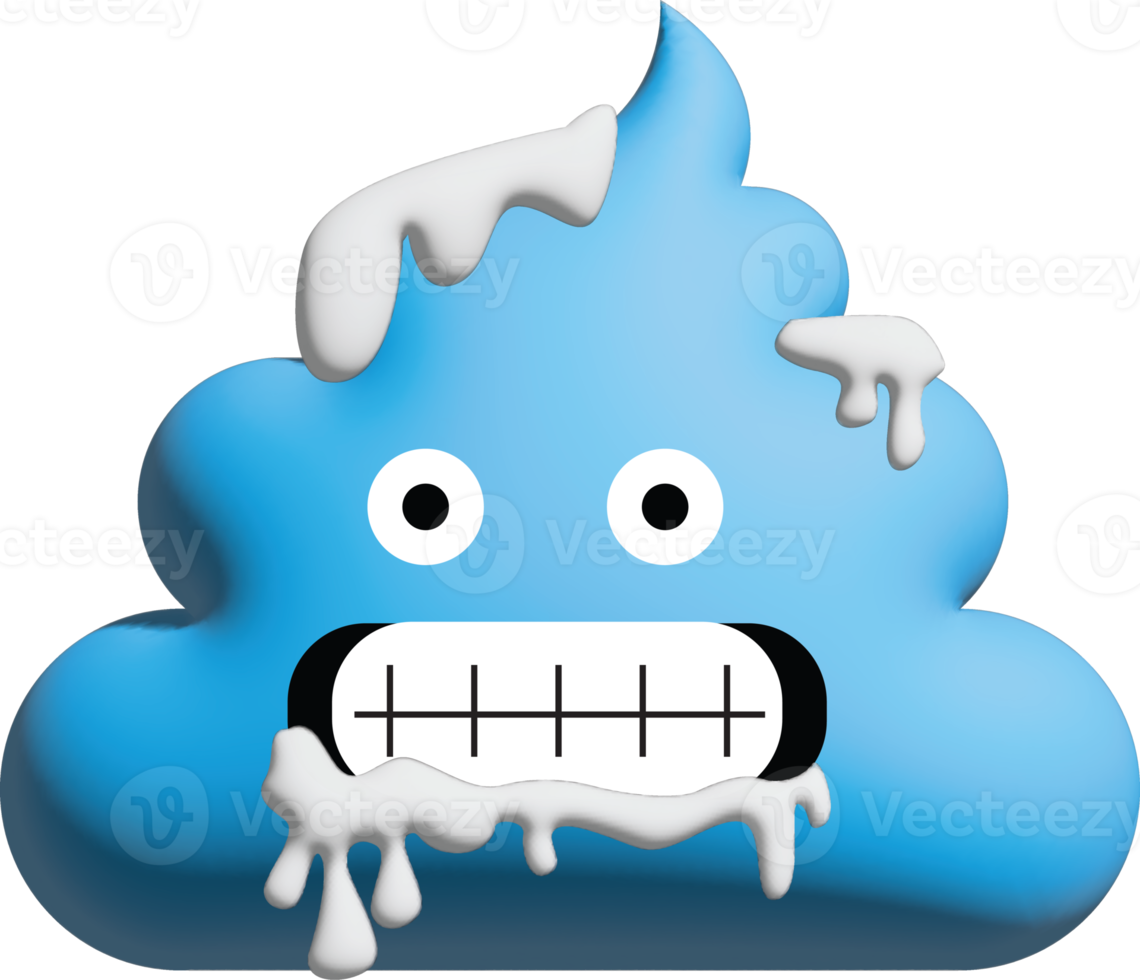 simpatiche emoticon 3d di cacca png