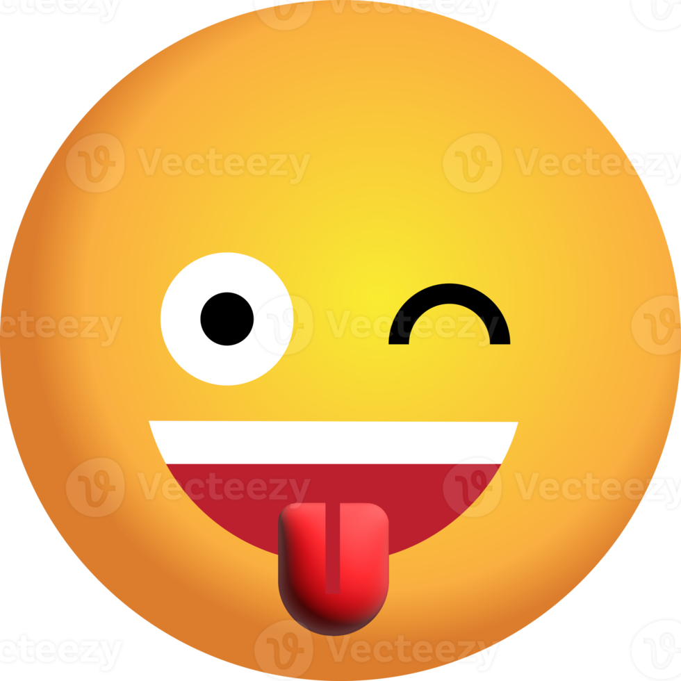 Yellow face 3D, emotion ,icon PNG