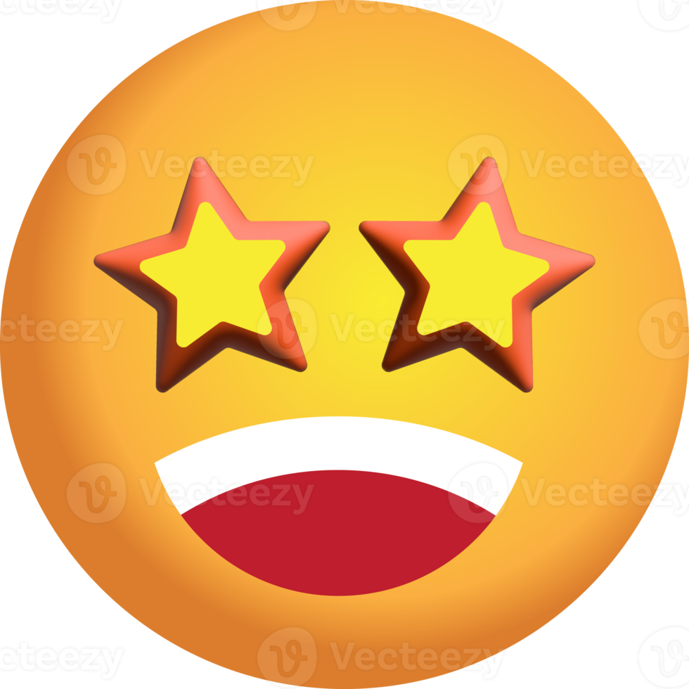 Yellow face 3D, emotion ,icon PNG