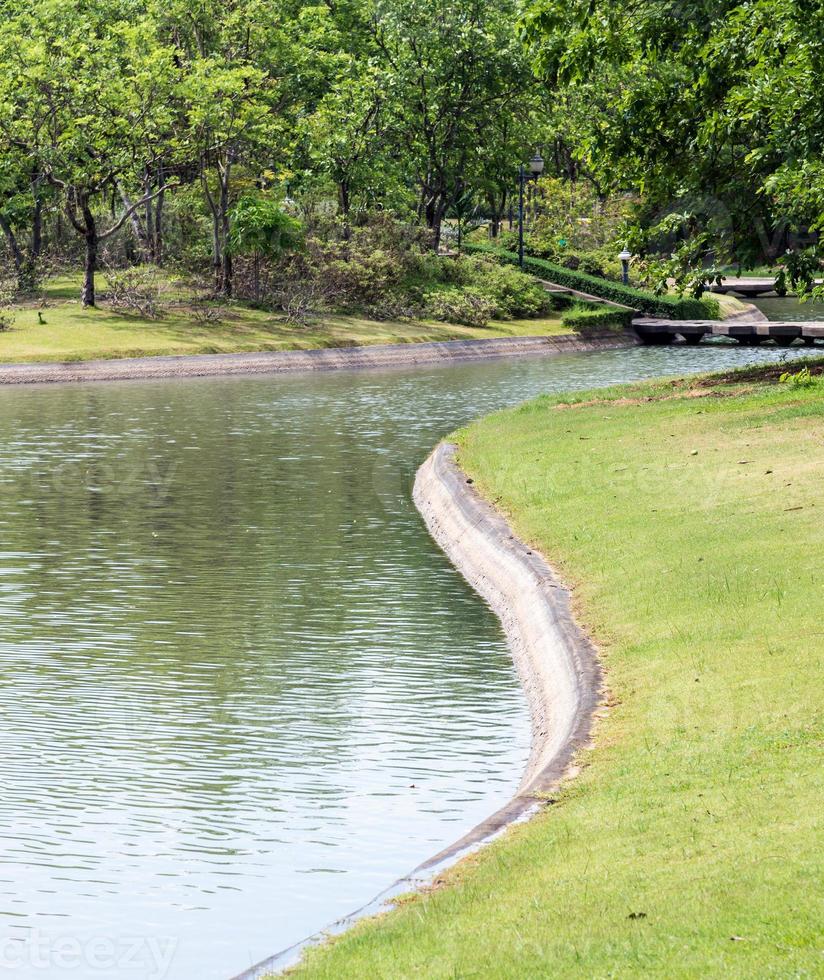 Small clear pond photo