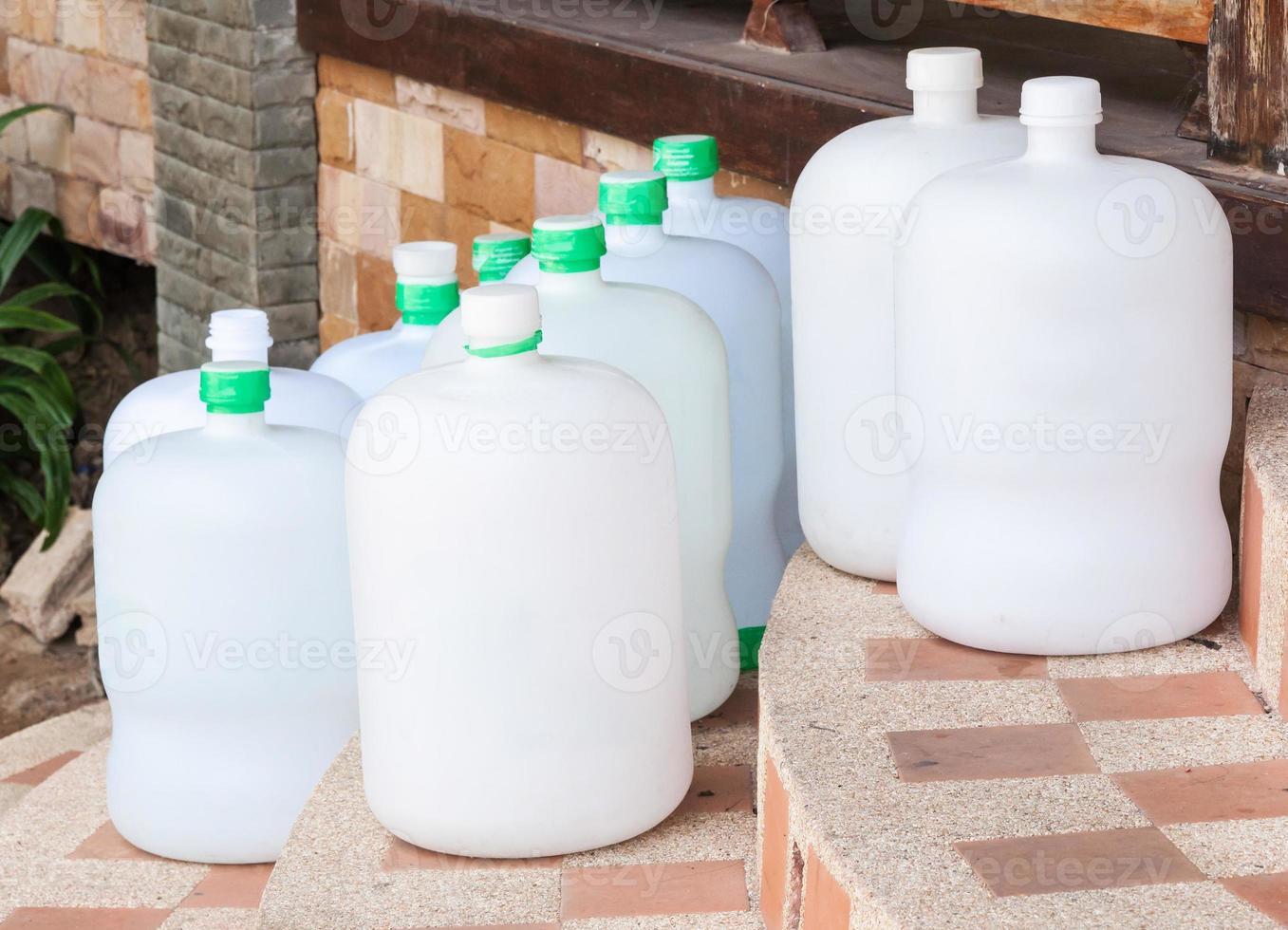 Group of drinking water tank photo