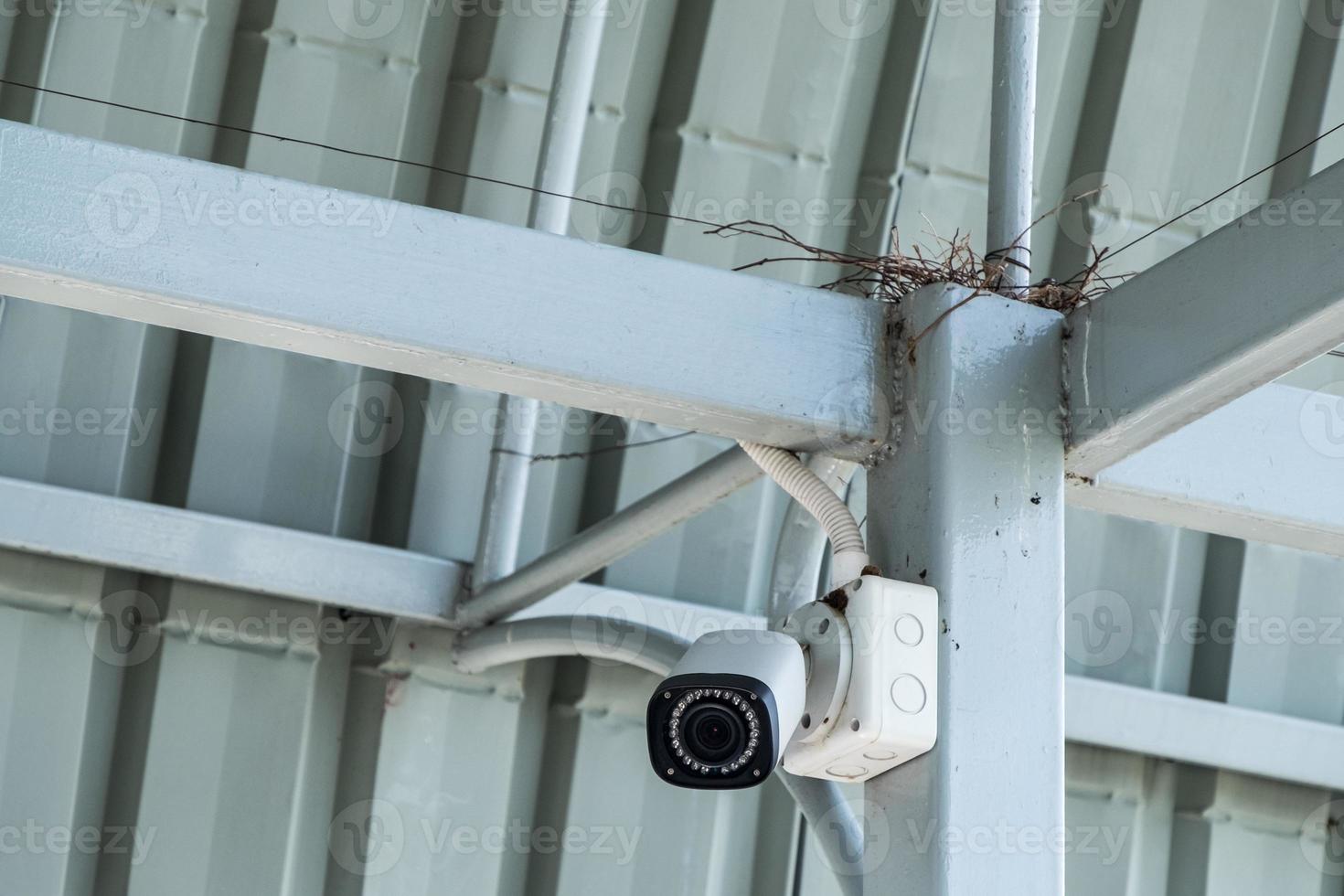 Cctv security camera for inspection. photo