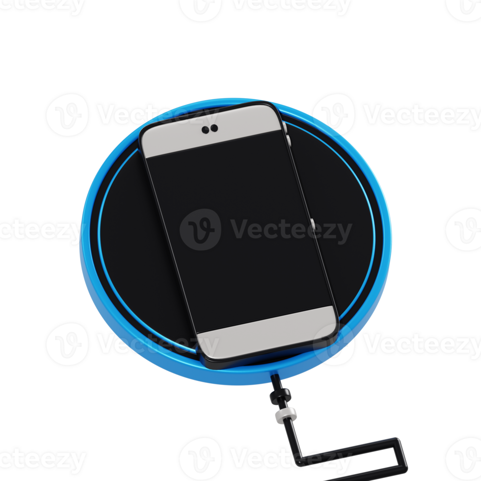3d wireless charger object png