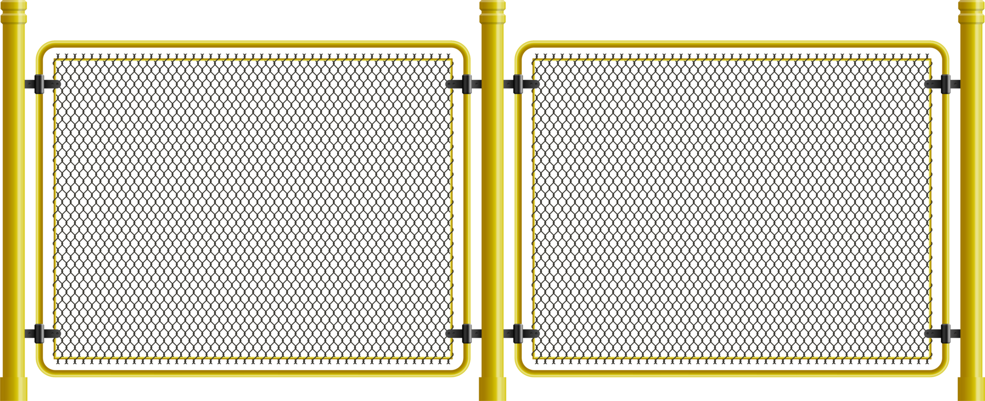Metal wire fence and gate clip art png