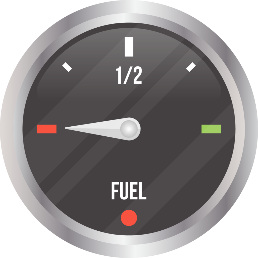 Fuel gauge vector illustration isolated png