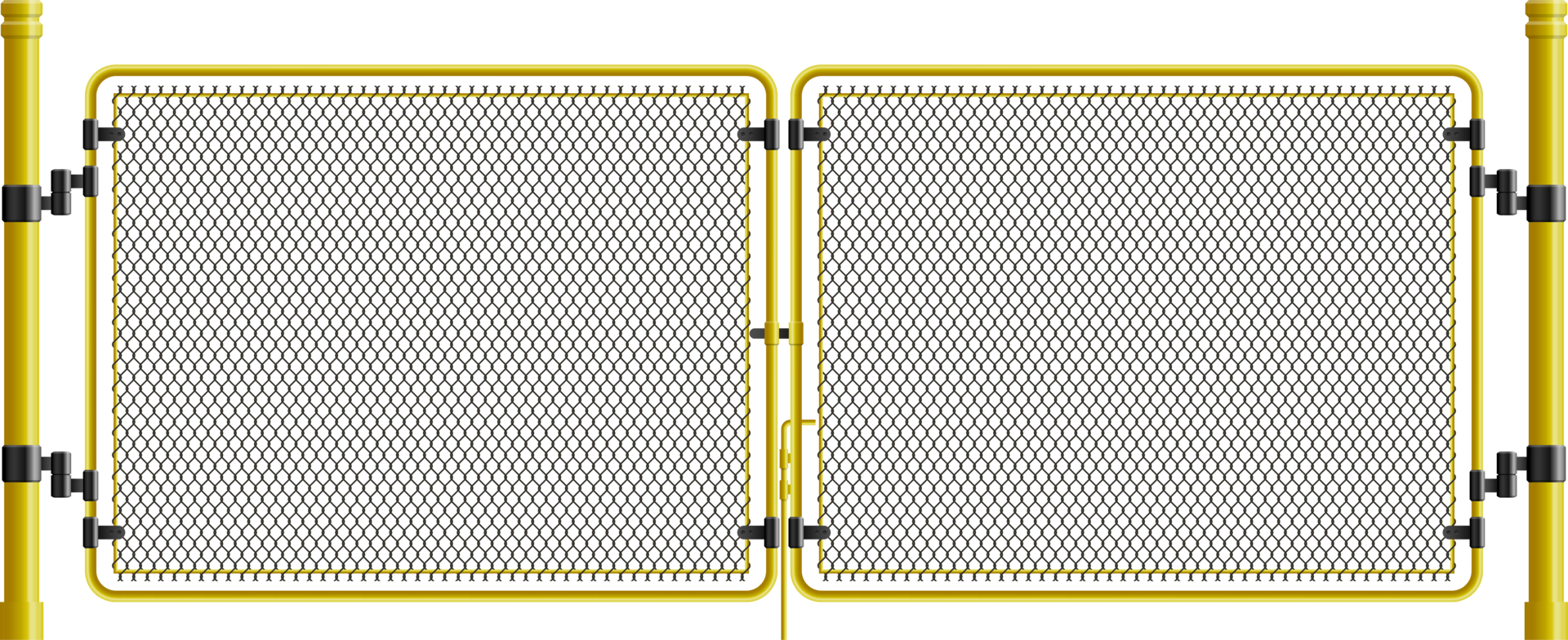 Metal wire fence and gate clip art png