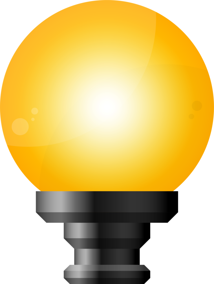 Black realistic street light clip art png