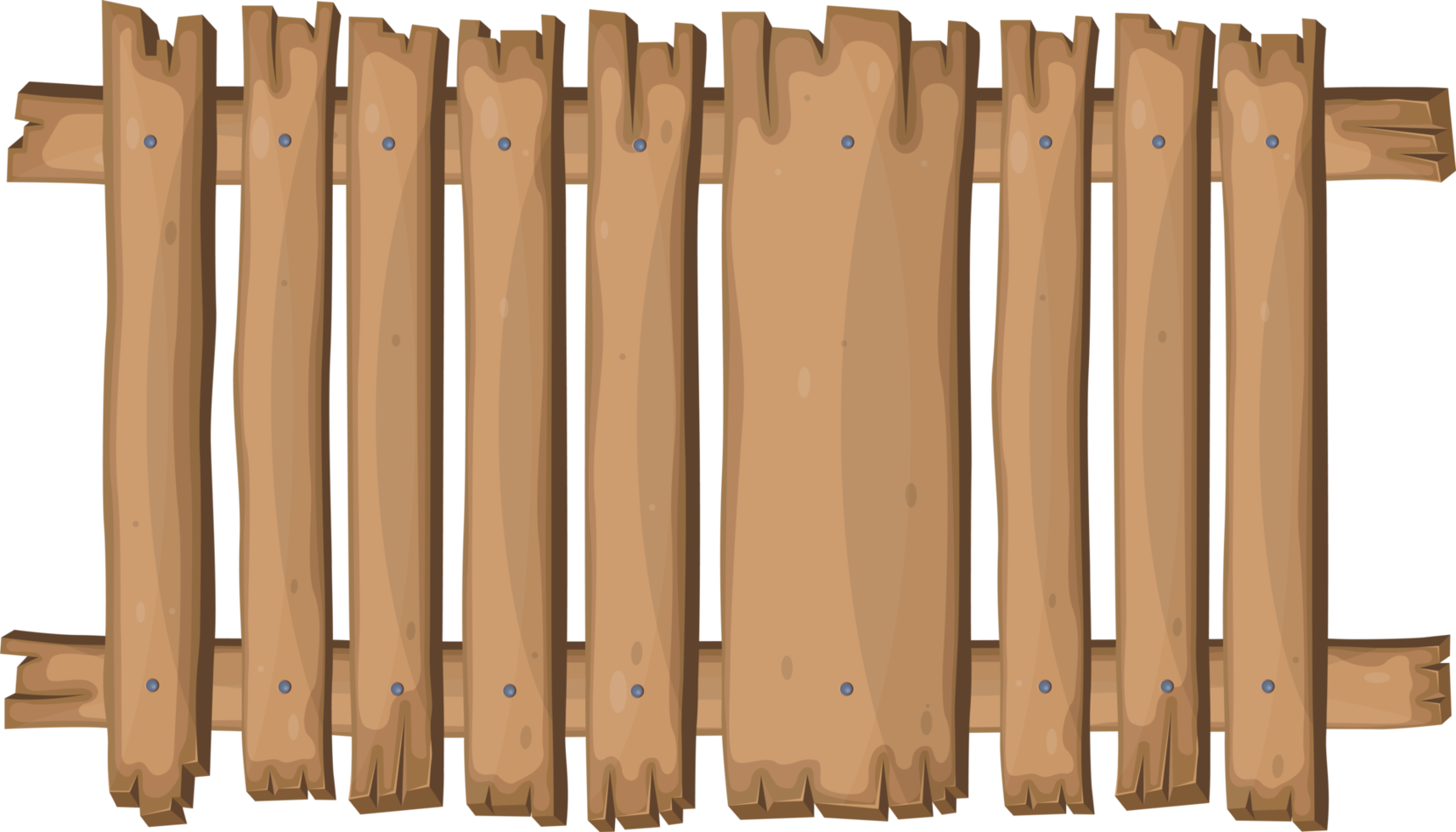 Wooden board in cartoon style png