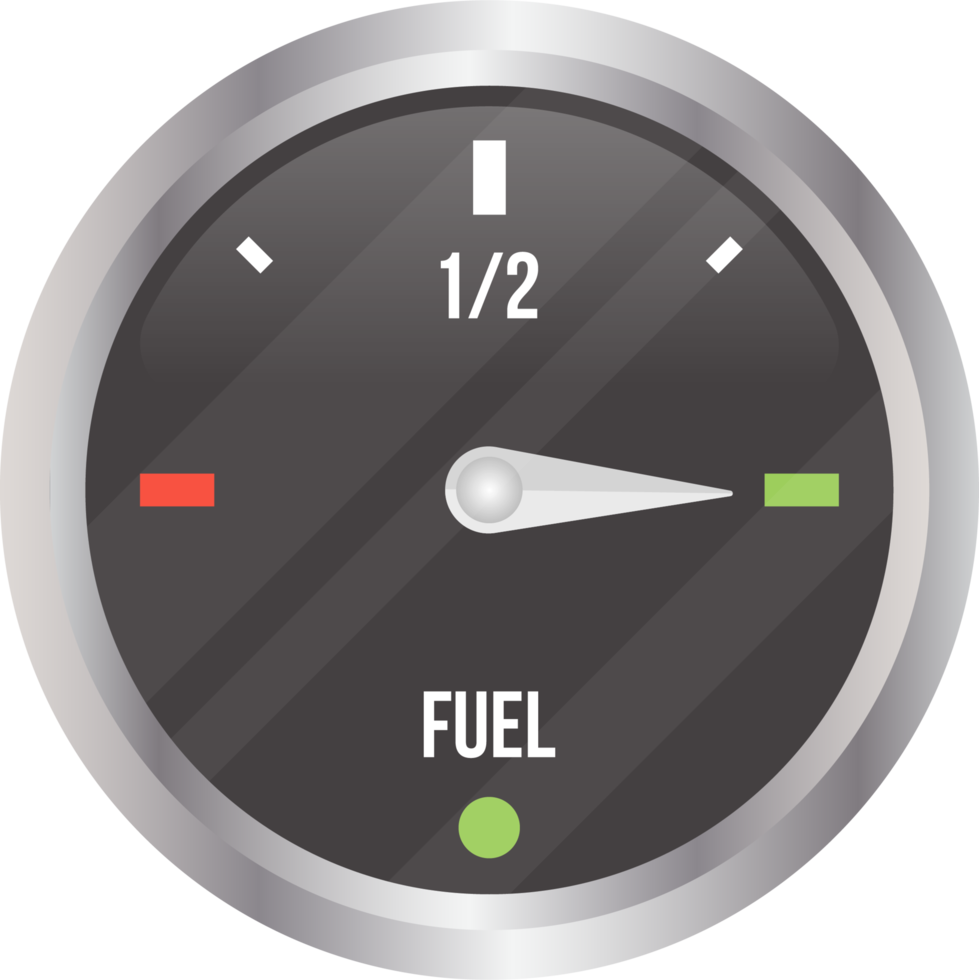 Fuel gauge vector illustration isolated png