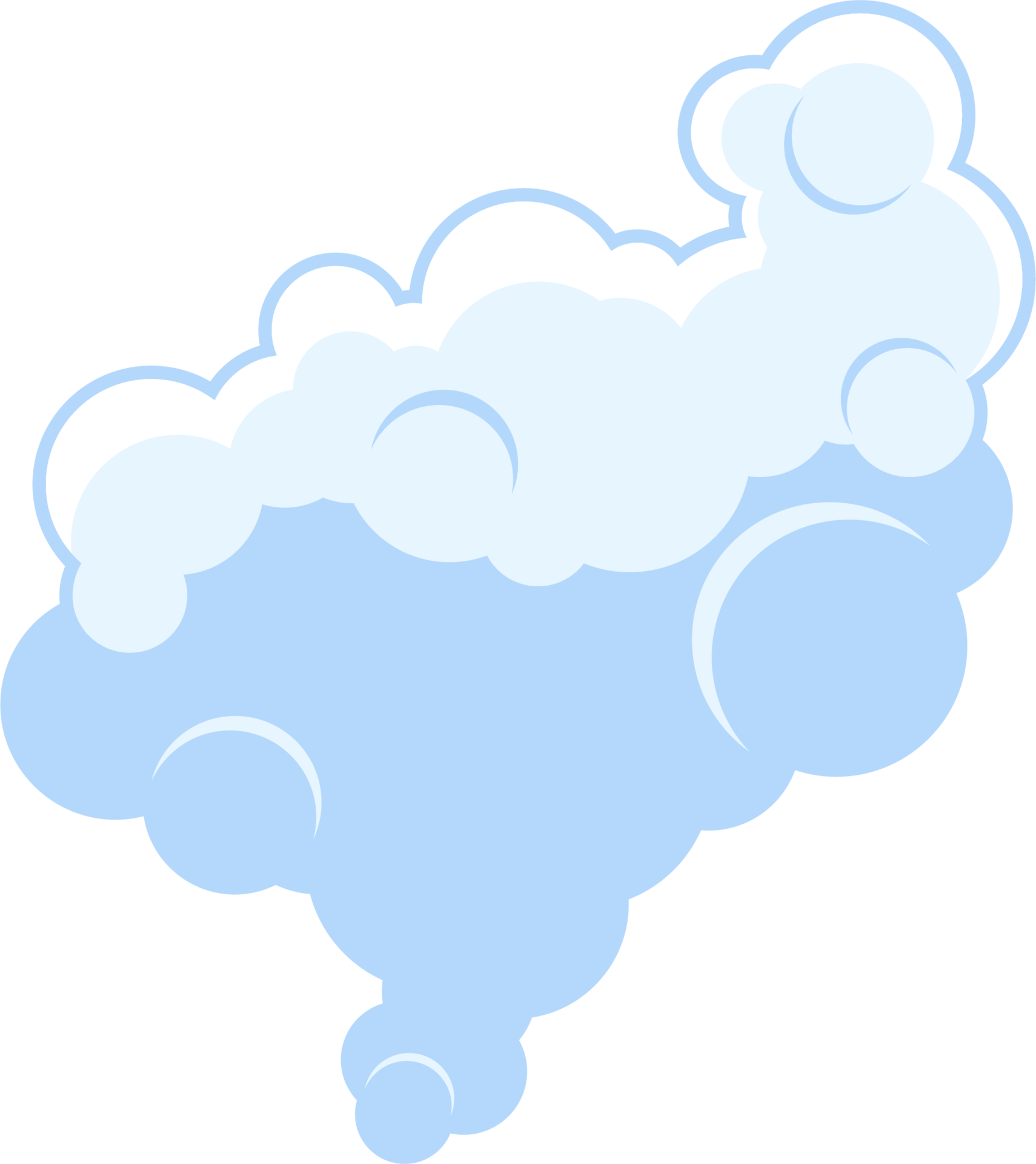 Cartoon smoke fog clip art 8853389 PNG