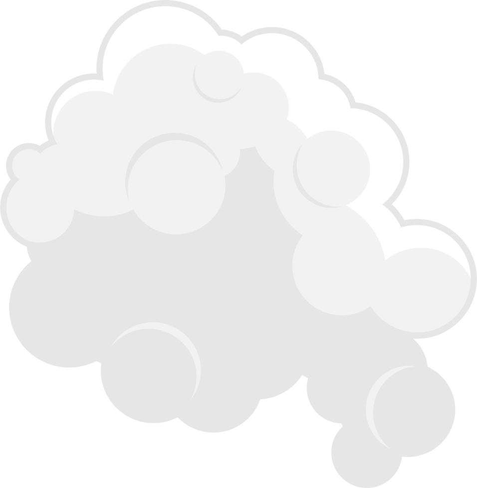 clip art de niebla de humo de dibujos animados png