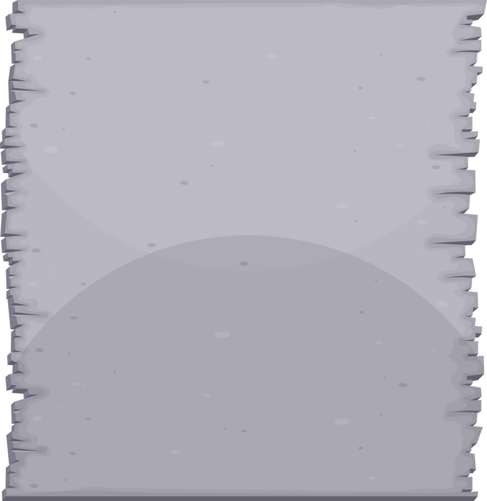 Concrete board in cartoon style clip art png