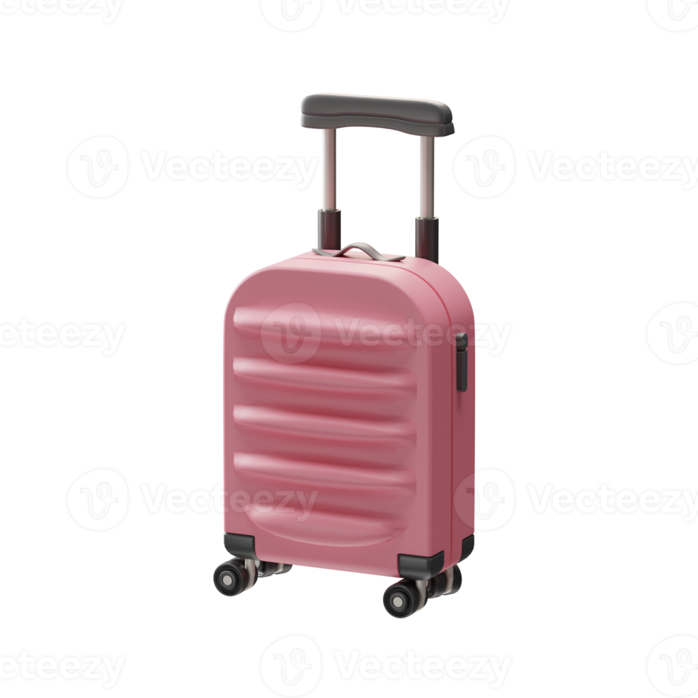 Travel Object, suitcase, 3d Illustration png