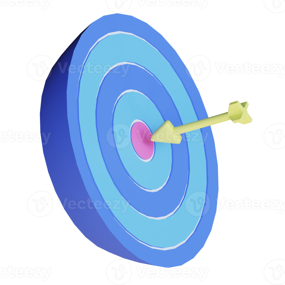 3d illustratie doel png