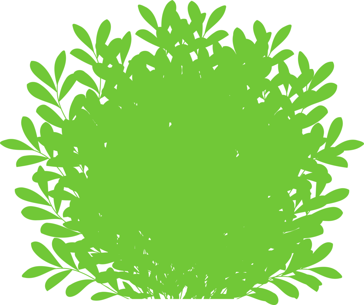 flat bush, bush silhouette png