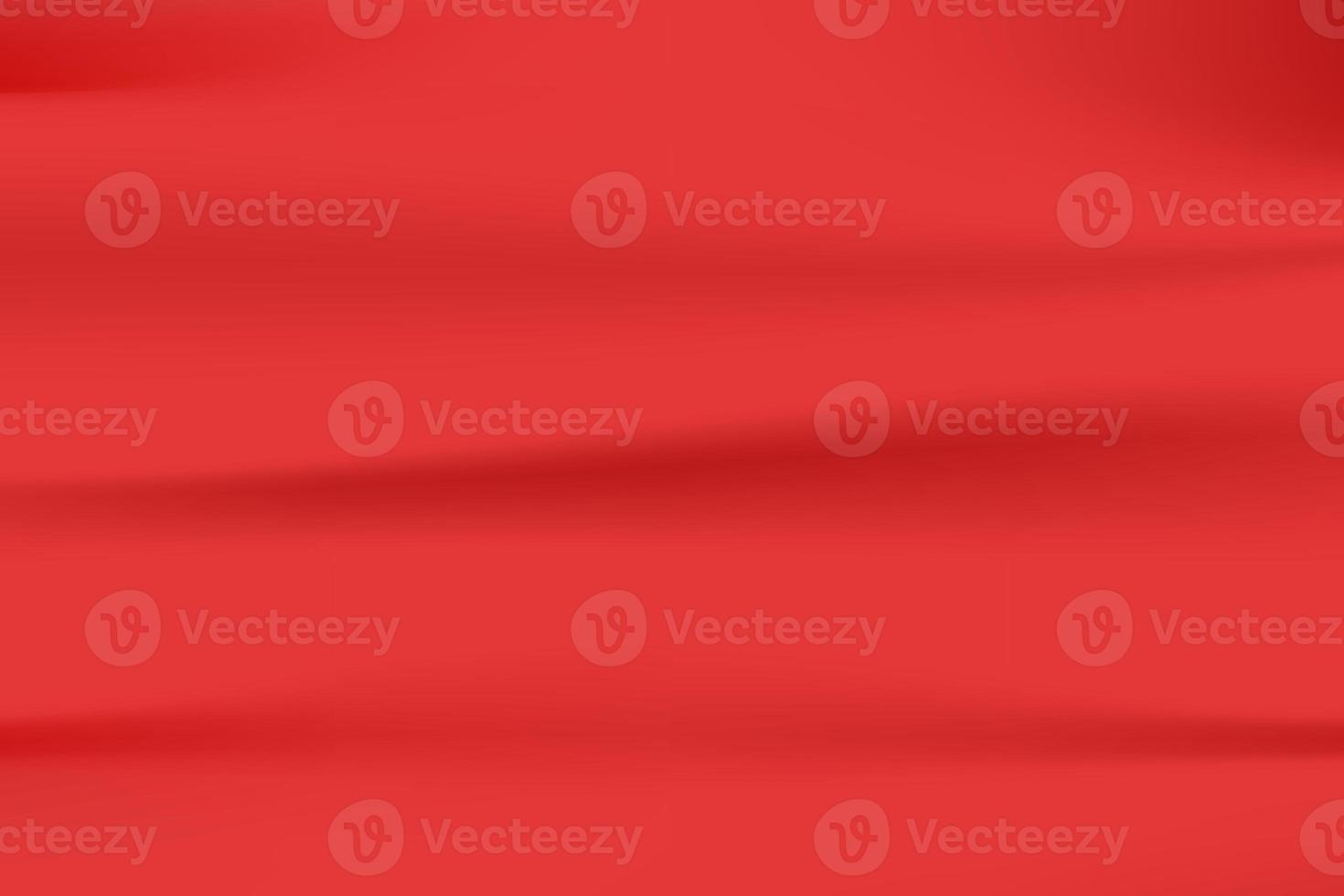 The red fabric surface looks wrinkled. photo