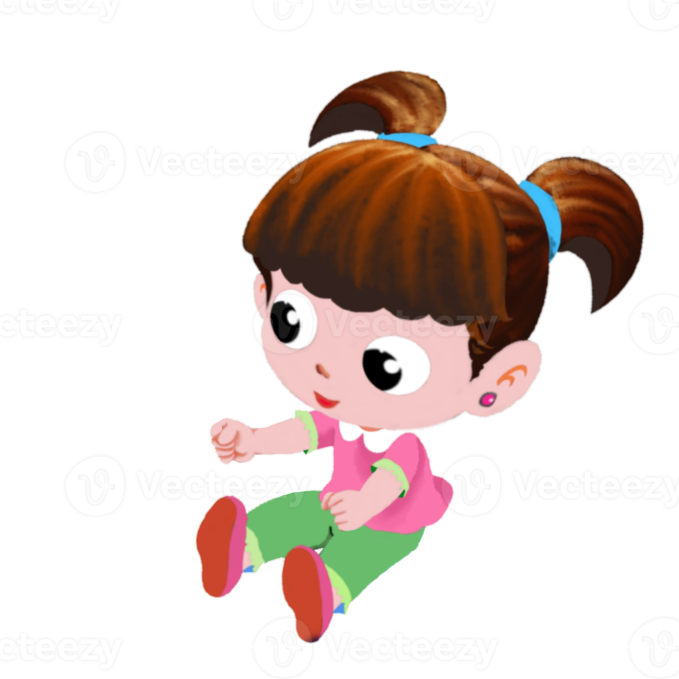 cute girl cartoon png