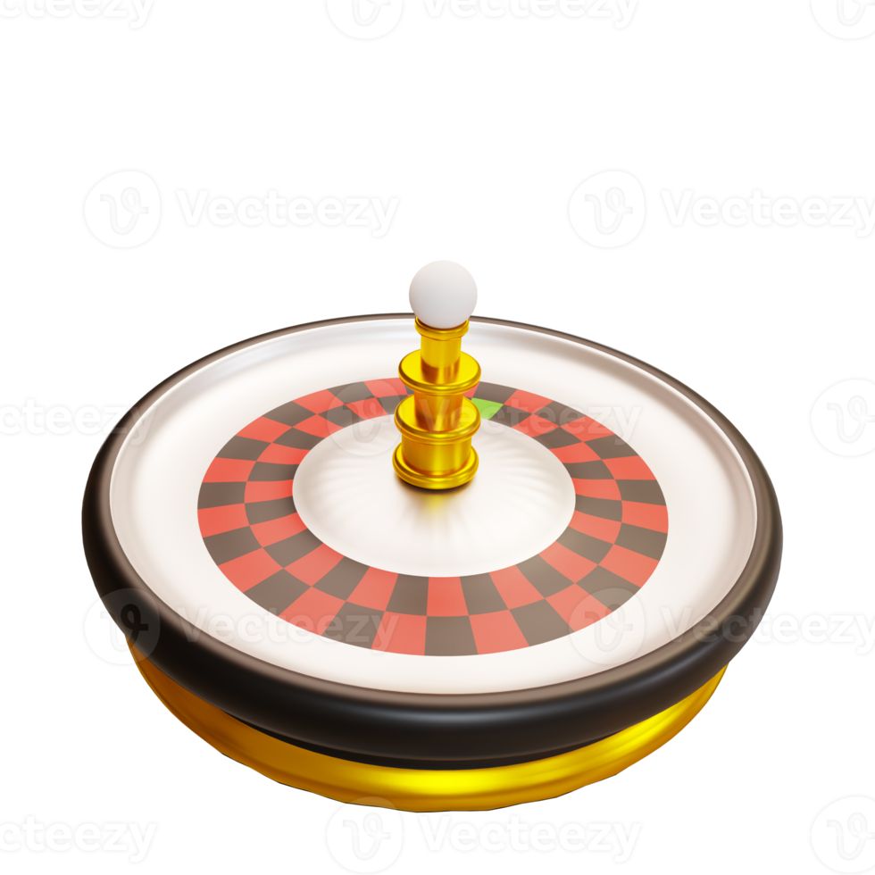 illustrazione della roulette 3d png