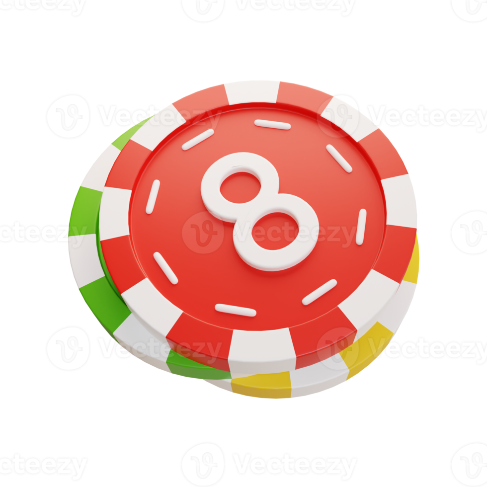 poker chip illustration 3d 8854062 PNG