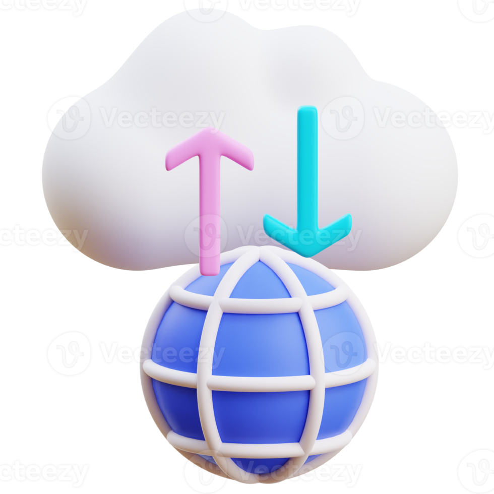 transfert de données cloud png