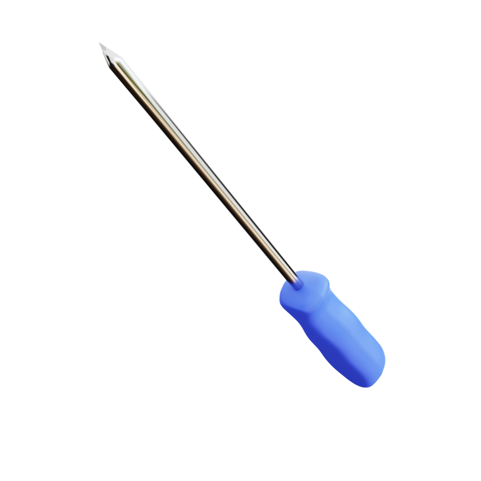 3D Standard Screwdriver Tools png