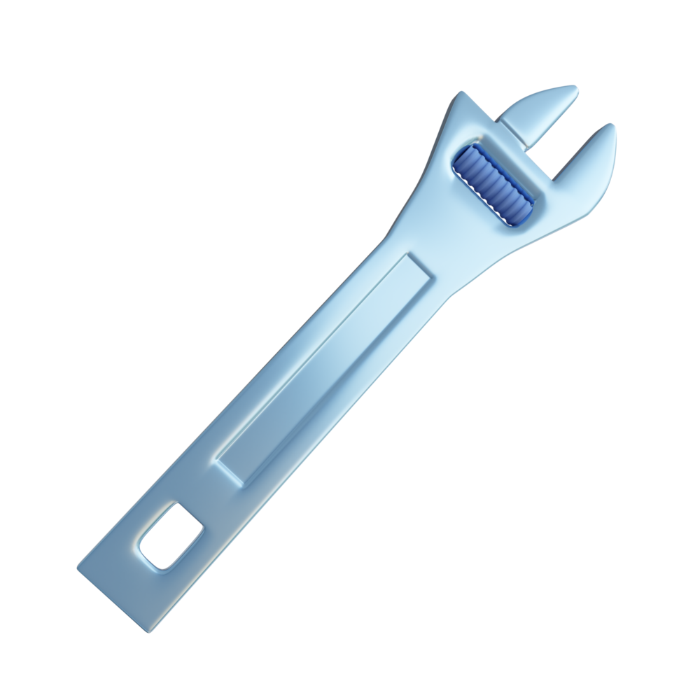 3D Adjustable Wrench Tools png