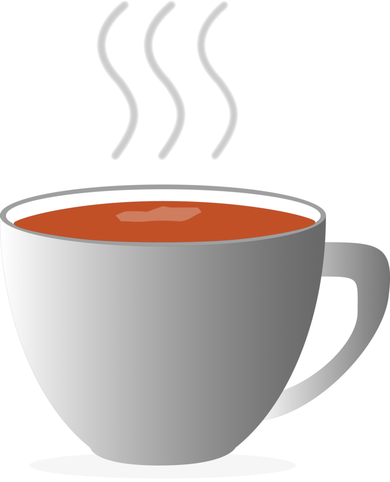 Kaffeetasse-Illustrationsvektor, Kaffeetasse-Vektor mit transparentem Hintergrund. png