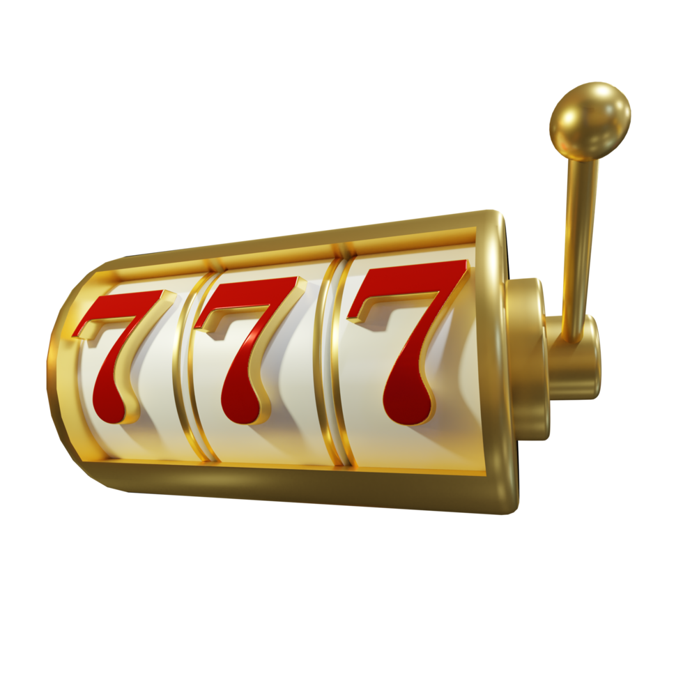 elementos de diseño 3d del premio mayor del casino png