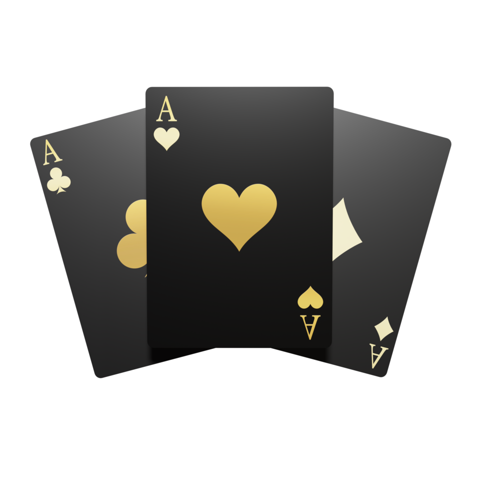 elementi di design 3d del casinò png