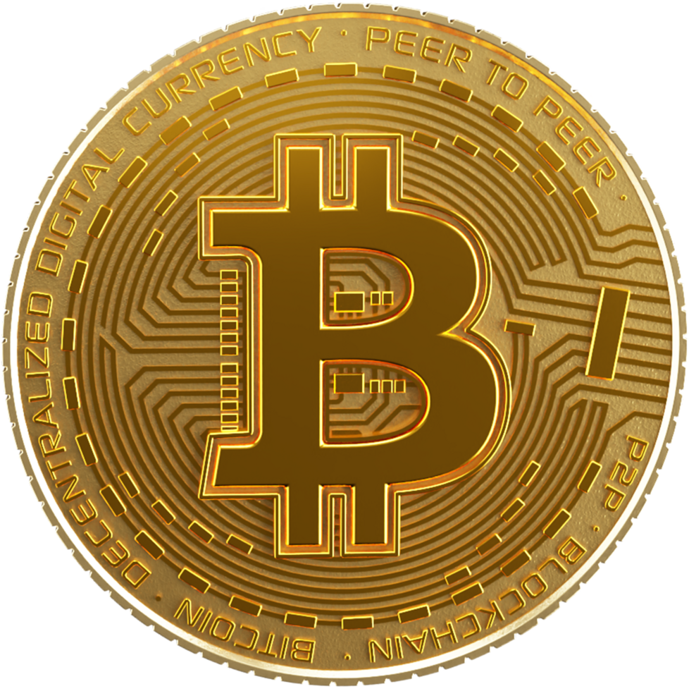 Münze Kryptowährung Bitcoin png