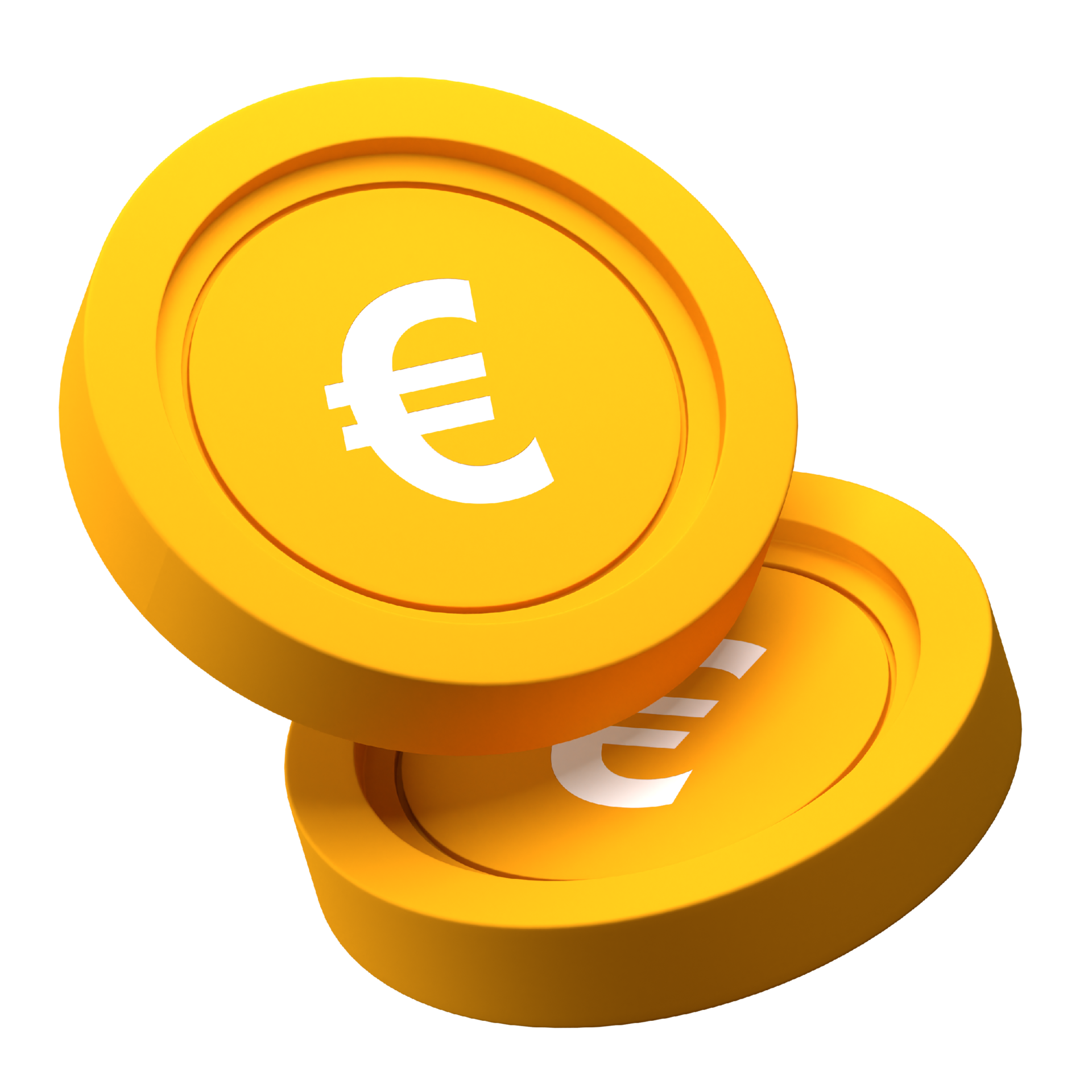 Finanças e ícone 3d da moeda