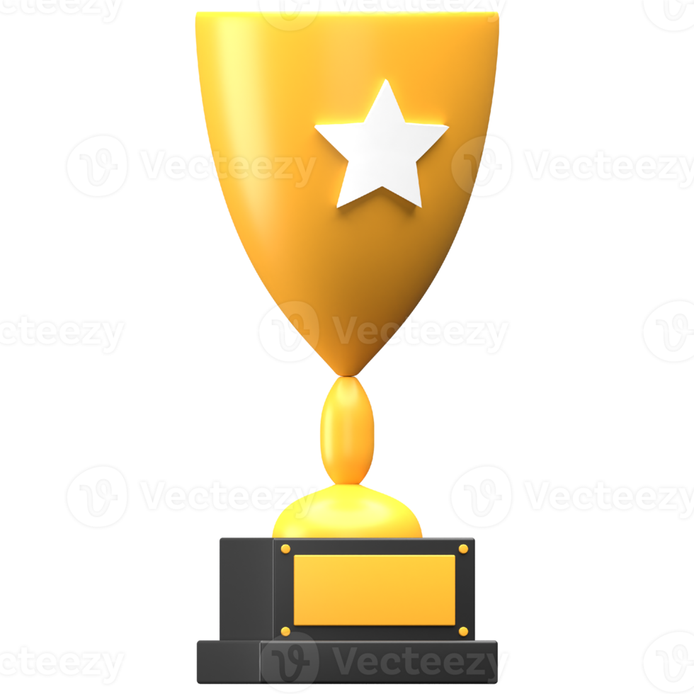 3d Trophy Illustration png