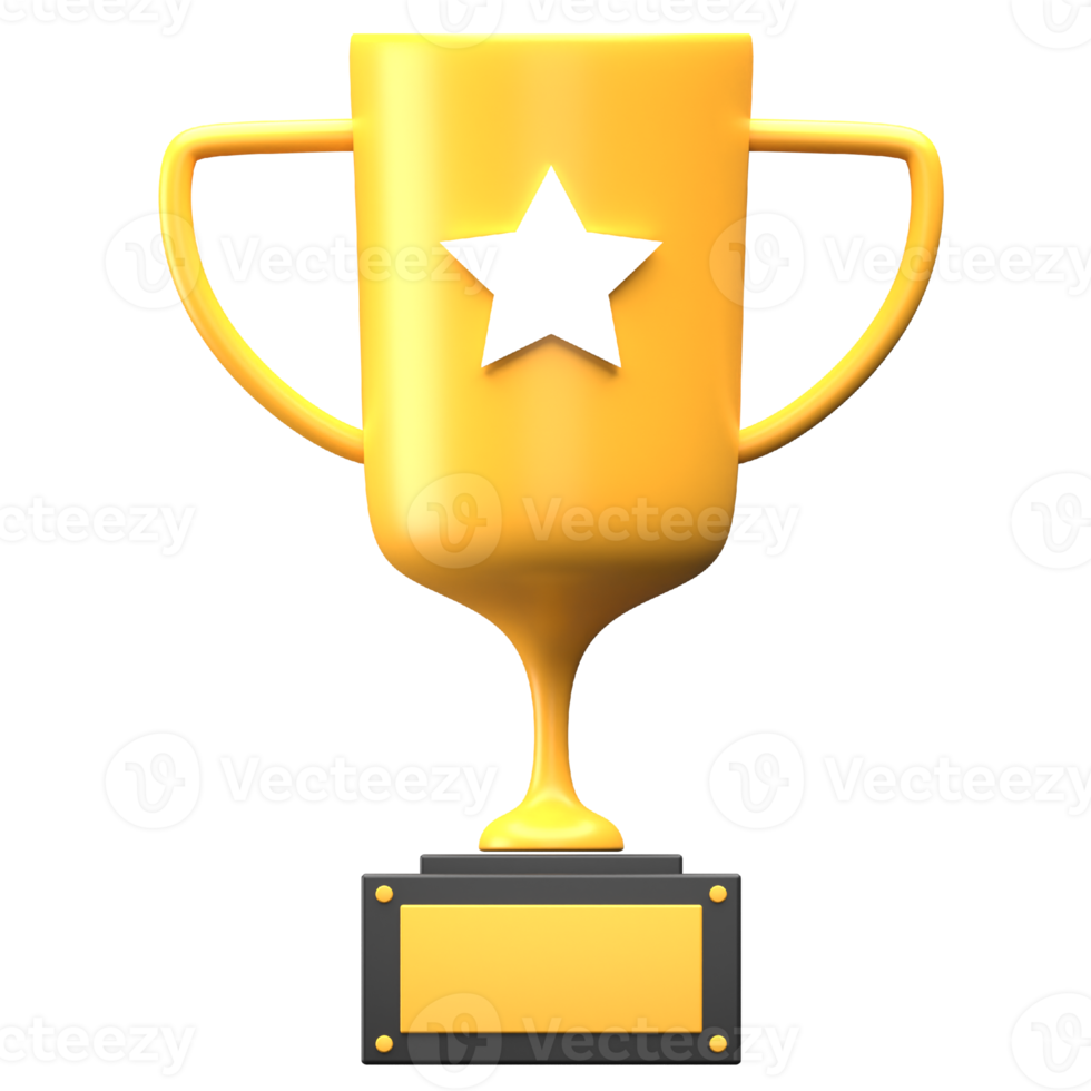 3d Trophy Illustration png