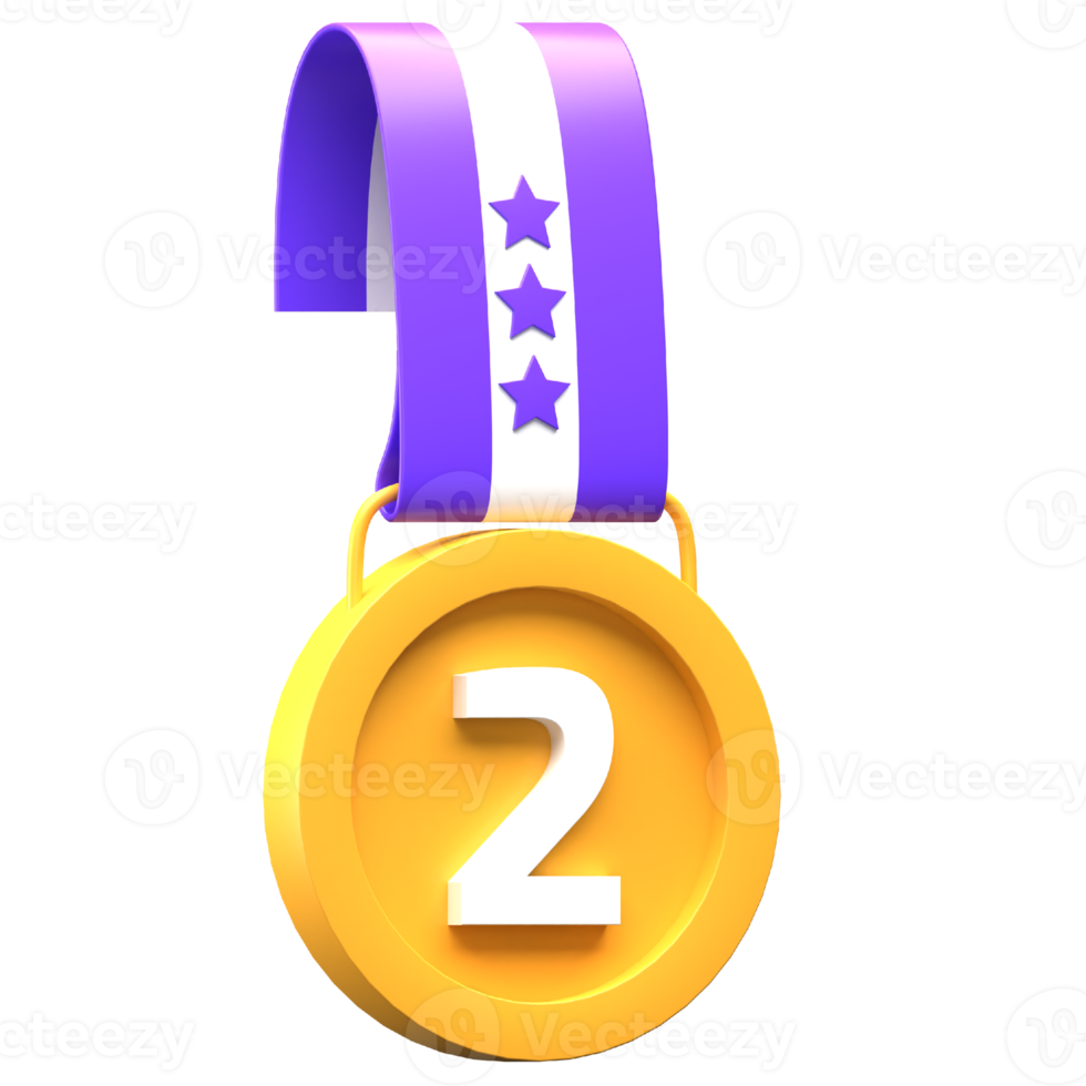 3d Medal Icon Illustration png