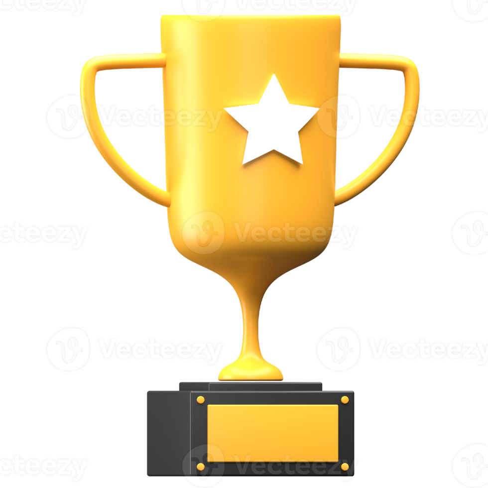 3d Trophy Illustration png