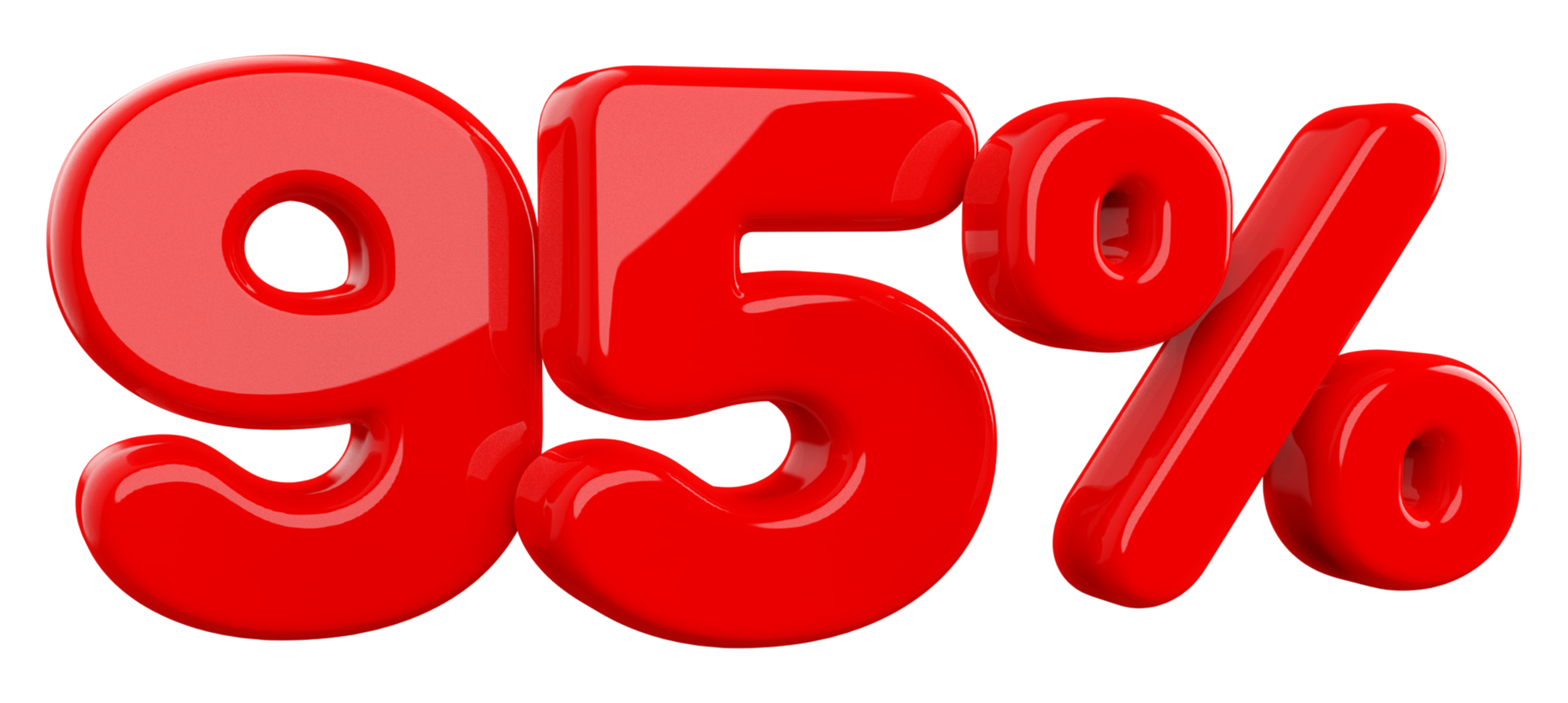 Sale 95 Percent Red 3D 8854827 PNG Sale 95 Percent Red 3D 8854827 PNG
